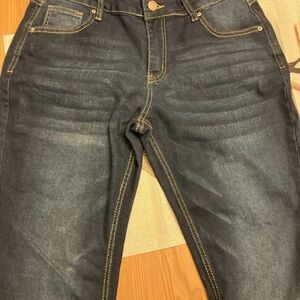 3 pairs of blue denim bootcut women’s size 8-10 Jeans Levi’s and lucky brand